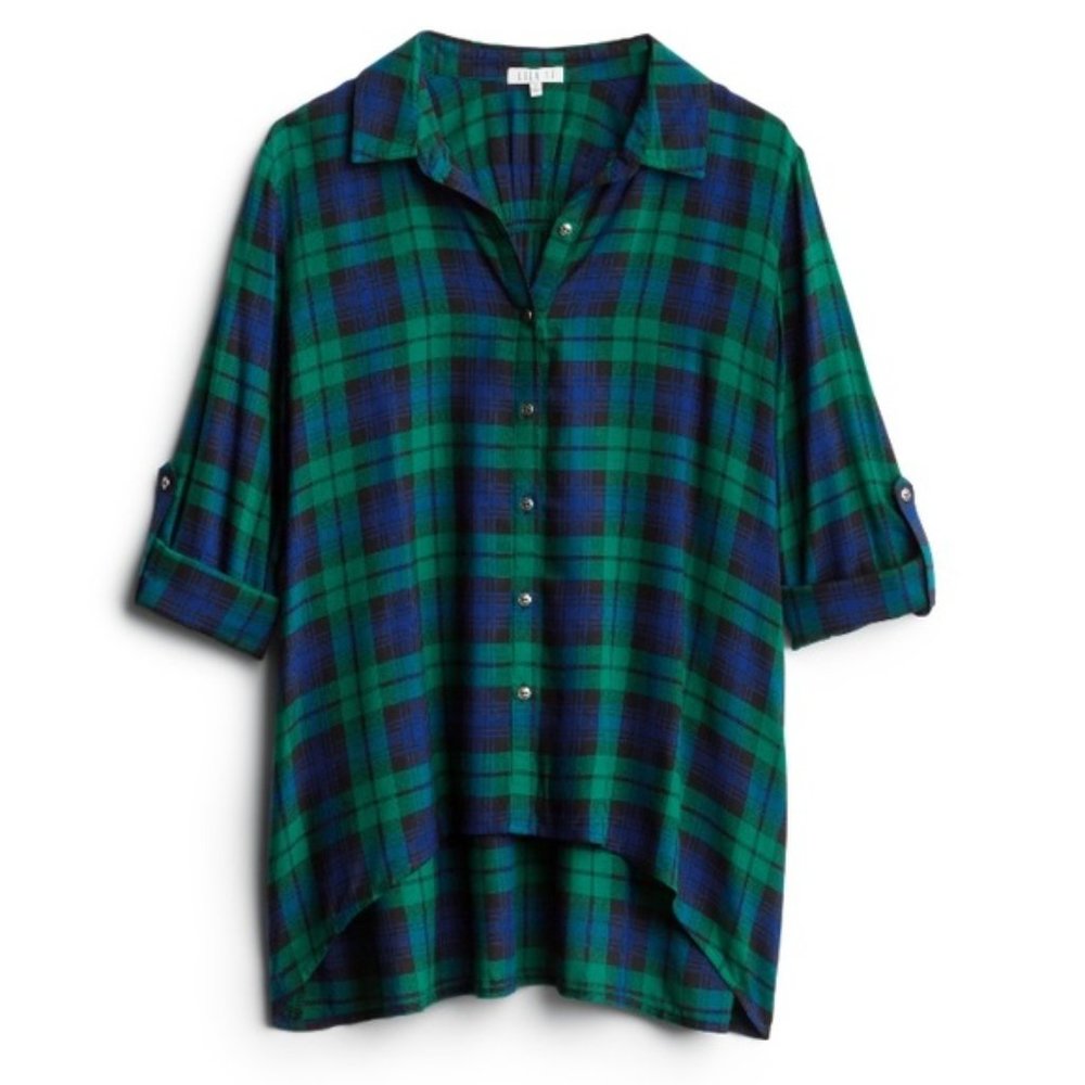 4 for $25 Lila Li Cemone Button Down Tunic Sz Sm